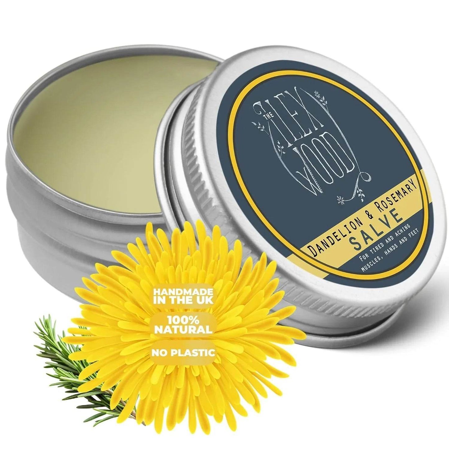 Dandelion and Rosemary Salve - 100ml - The Ilex Wood