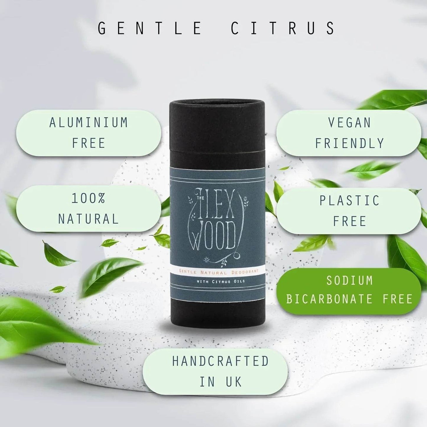 Gentle Natural Deodorant - 70ml - The Ilex Wood