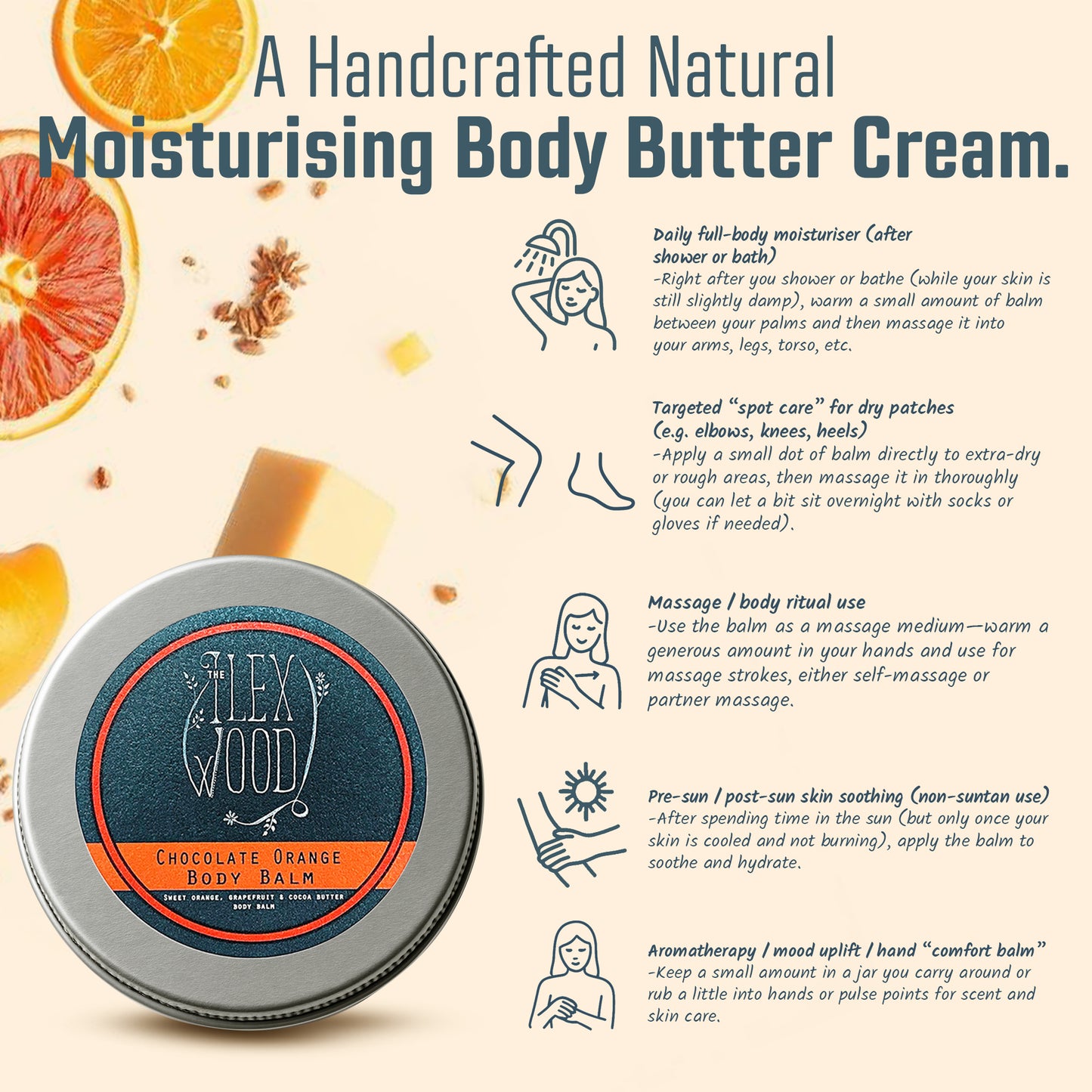 Benefits of chocolate orange body balm