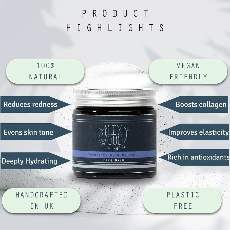 Frankincense and Bergamot Gift Set  - Face Cream and Serum - The Ilex Wood