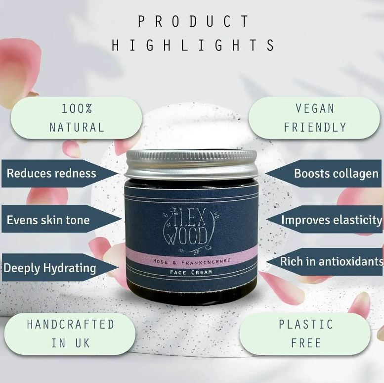 Rose and Frankincense Gift Set - Face Cream and Serum