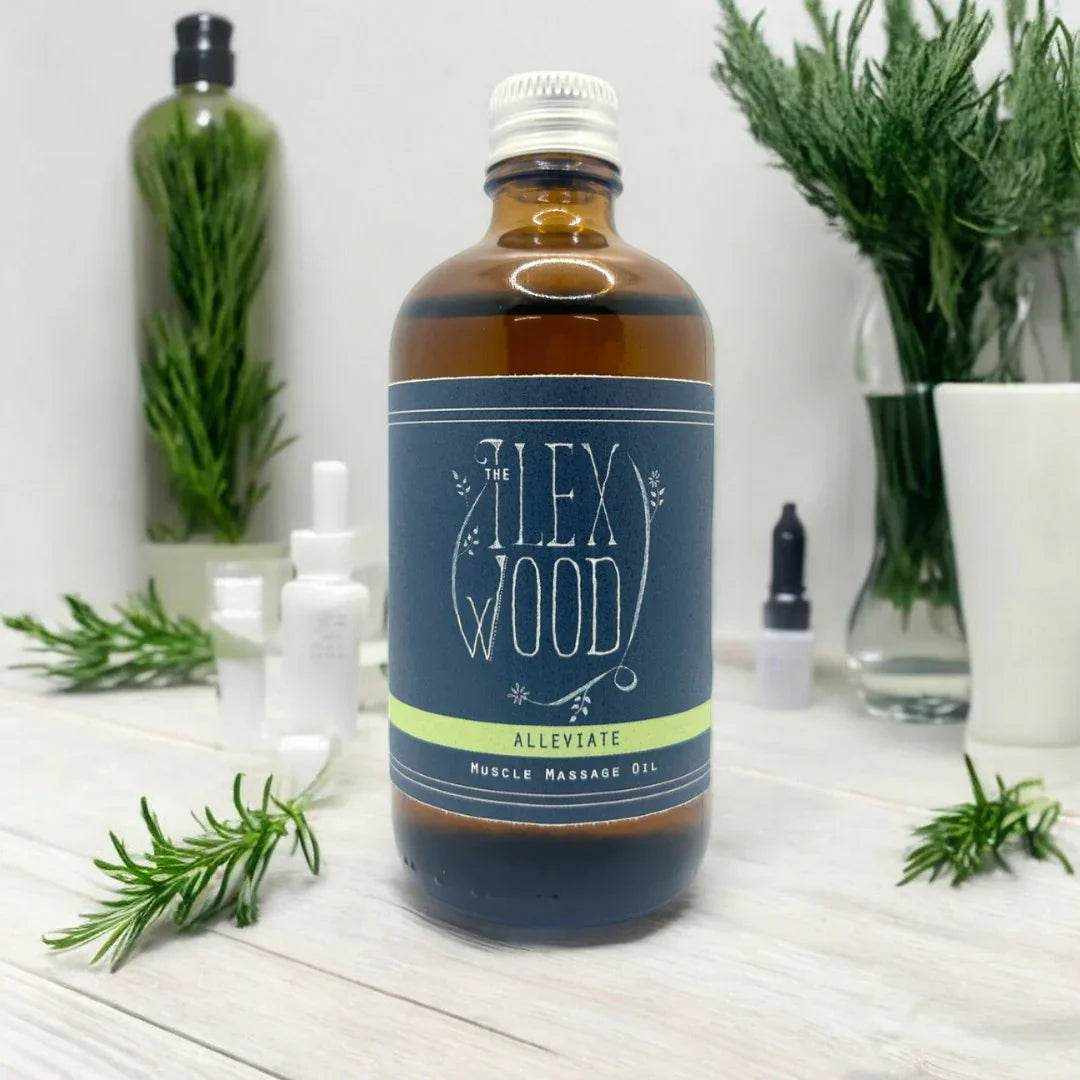 The Ilex Wood - Vegan Natural Massage Oil Gift Set of 5 Varieties - The Ilex Wood