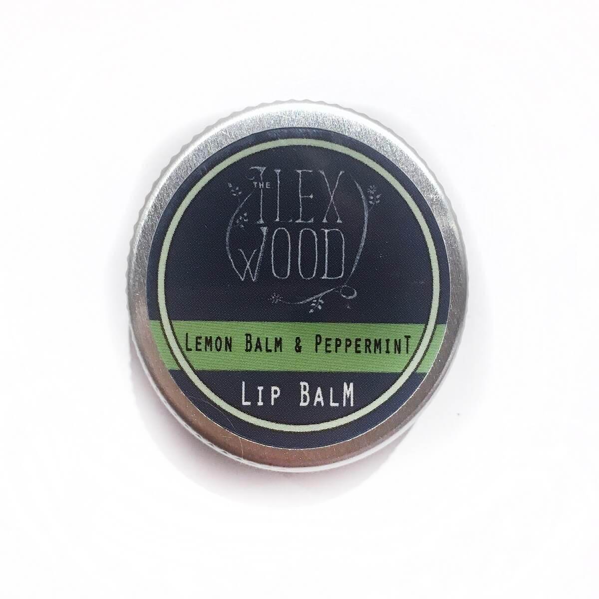 Vegan Lemon Balm and Peppermint Lip Balm Set of 3 (3 x 10ml) - The Ilex Wood