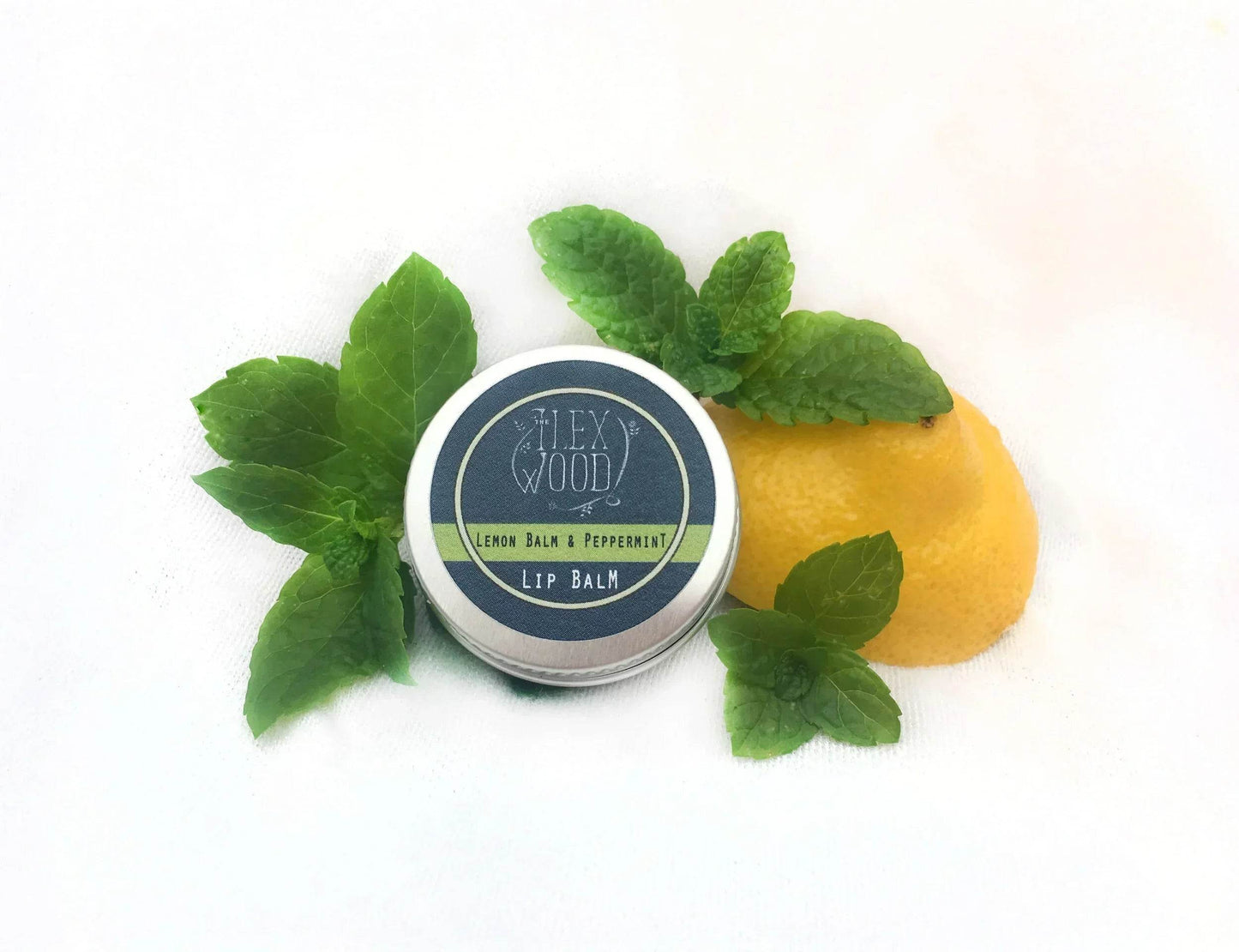 Vegan Lemon Balm and Peppermint Lip Balm Set of 3 (3 x 10ml) - The Ilex Wood