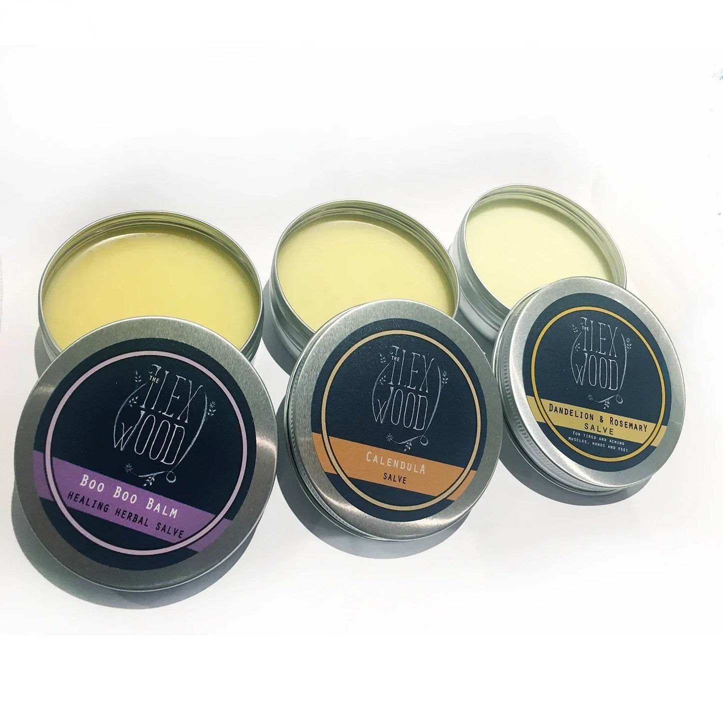 The Ilex Wood Herbal Salve Gift Set of 3 Varieties - The Ilex Wood
