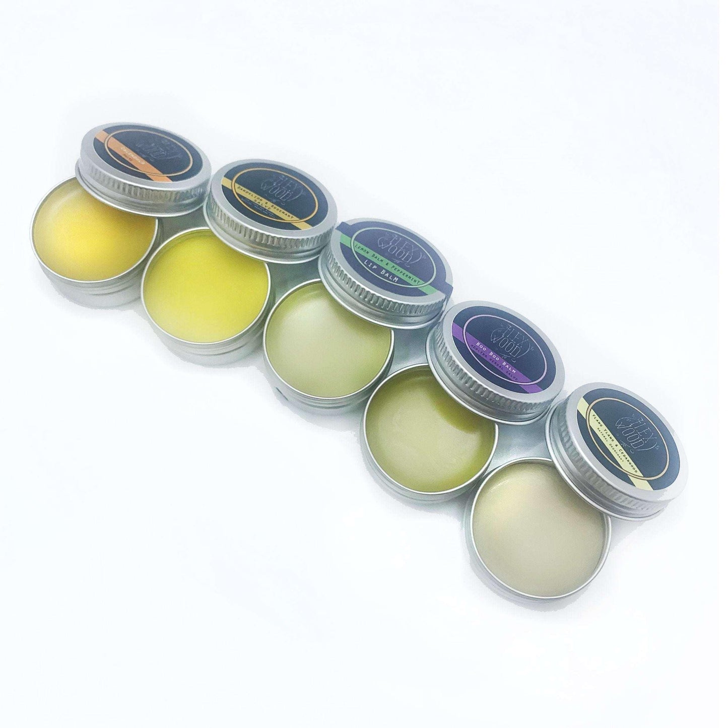Vegan Skin Care Essentials Travel Pack - 5 x 10ml Skin Saviours that fit in a wash bag - The Ilex Wood