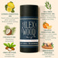 Ilex Wood natural deodorant with ingredients listed with lemon essential oil and tea tree and shea butter