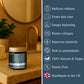Frankincense and Bergamot Face Balm in a bathroom