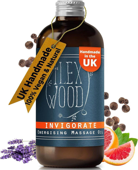 Vegan Natural Massage Oil Gift Set of 5 Varieties - The Ilex Wood