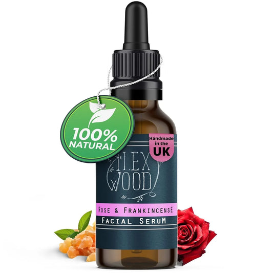 Rose and Frankincense Facial Serum - 20ml - The Ilex Wood