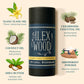 Ilex Wood natural deodorant with ingredients listed on a beige background