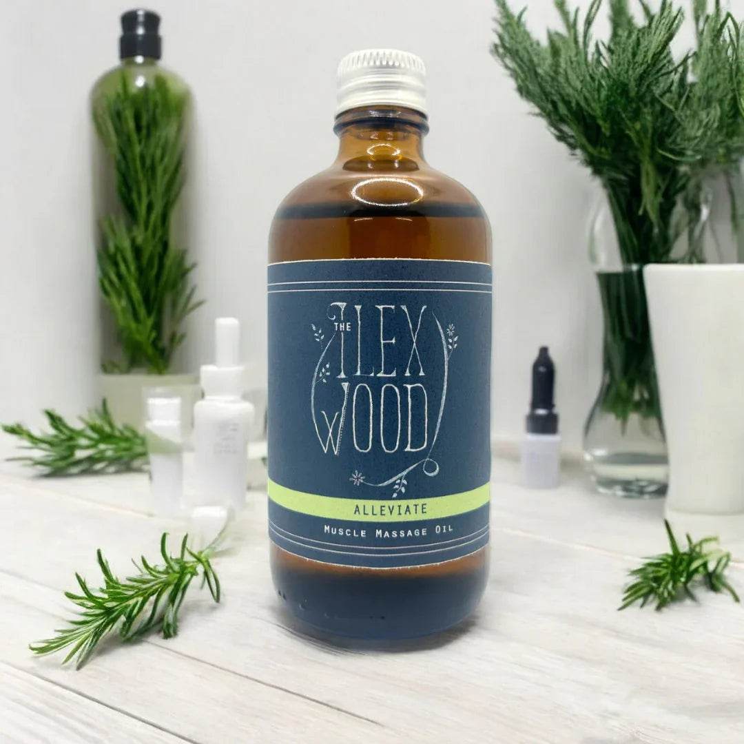 Alleviate - Muscle Massage Oil - 100ml - The Ilex Wood