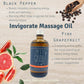 Vegan Natural Massage Oil Gift Set of 5 Varieties - The Ilex Wood