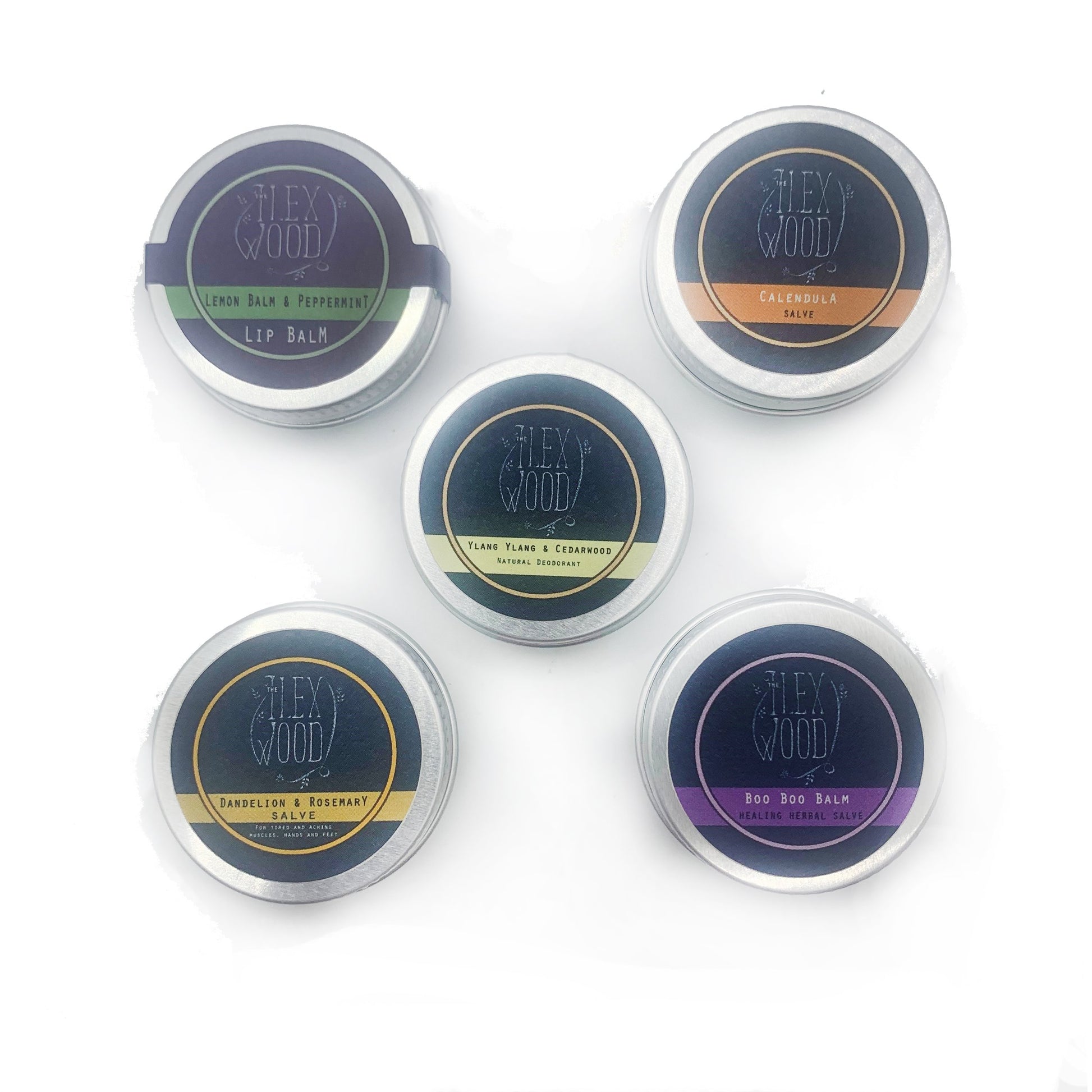 The Ilex Wood Skin Care Essentials Travel Pack - 5 x 10ml Skin Saviours that fit in a wash bag