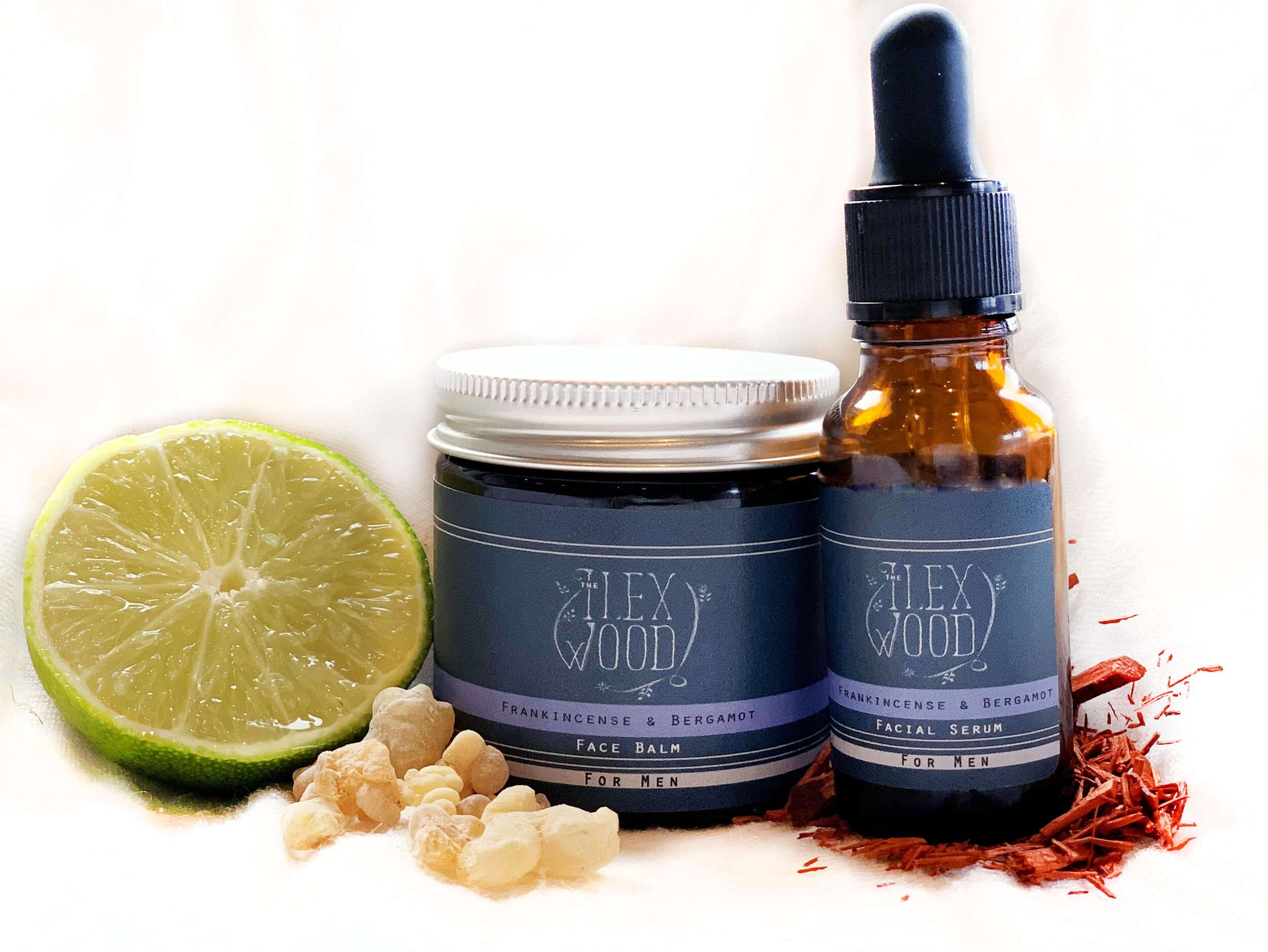 Frankincense and Bergamot Gift Set  - Face Cream and Serum