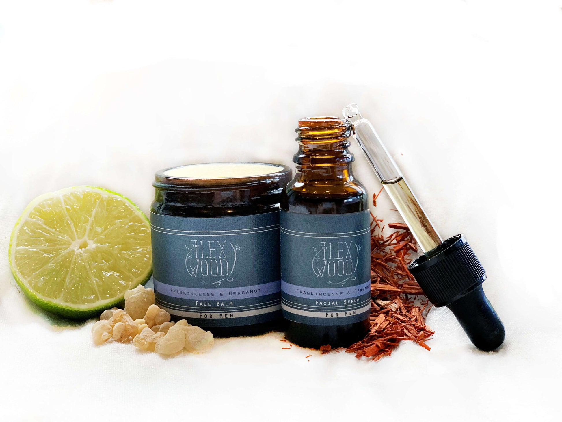 Frankincense and Bergamot Gift Set  - Face Cream and Serum